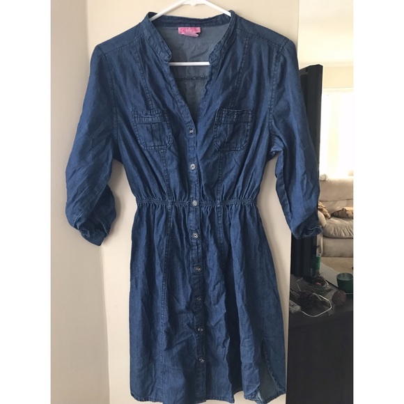 Marshalls Dresses & Skirts - Denim Fitted Dress